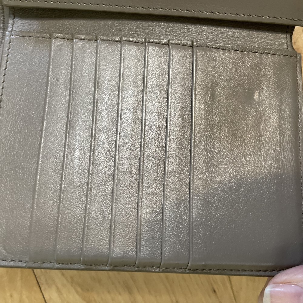 Celine Small Strap Wallet — Gray with Light Blue Strap - Picture 7 of 7